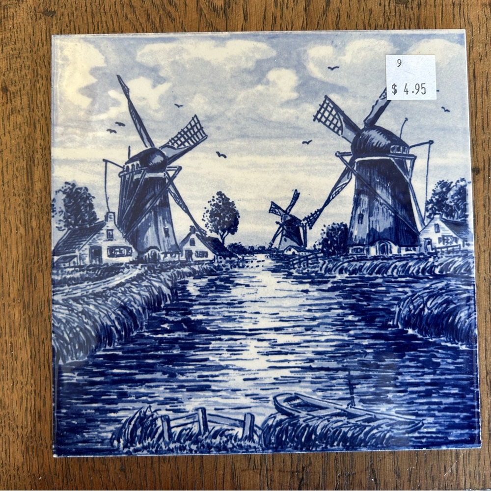 Delft Hand Painted in Holland Tile